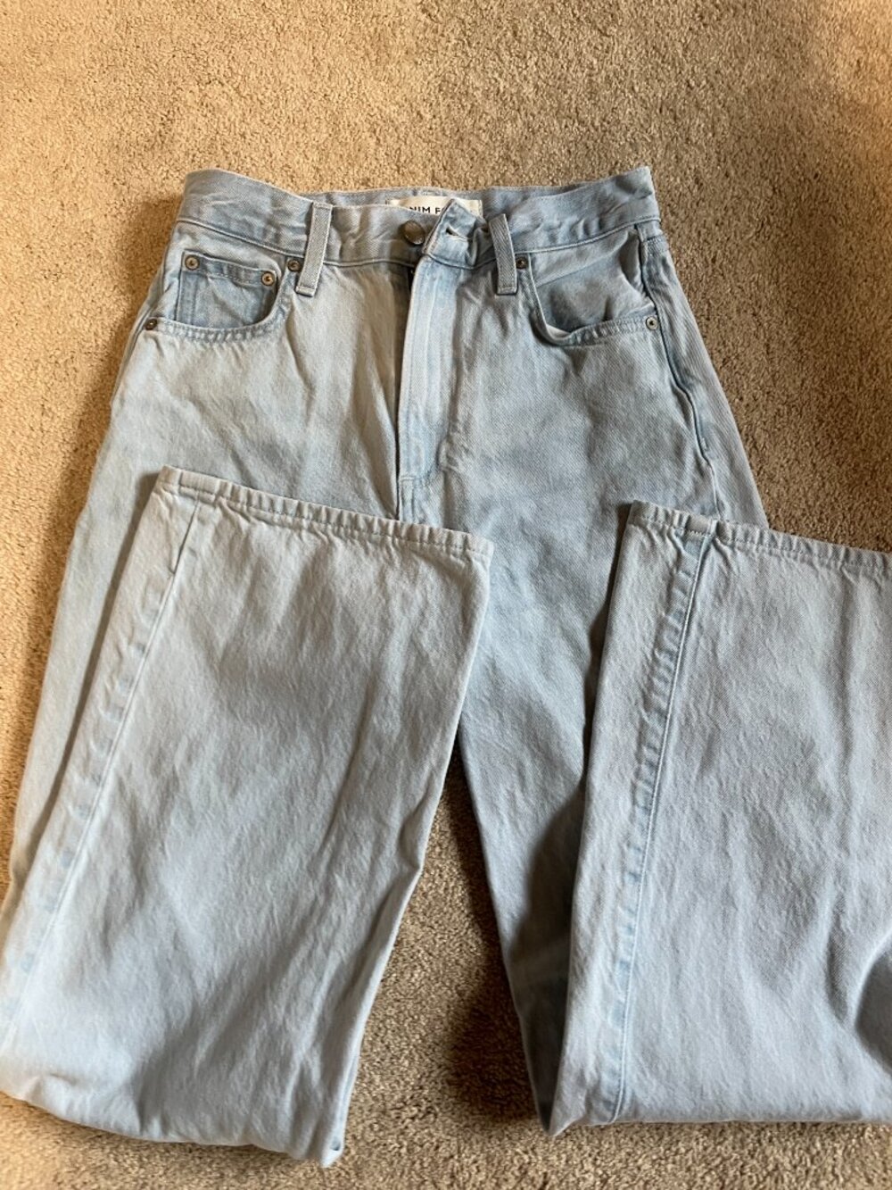 Denim Forum Farrah High Rise Wide Jeans 24